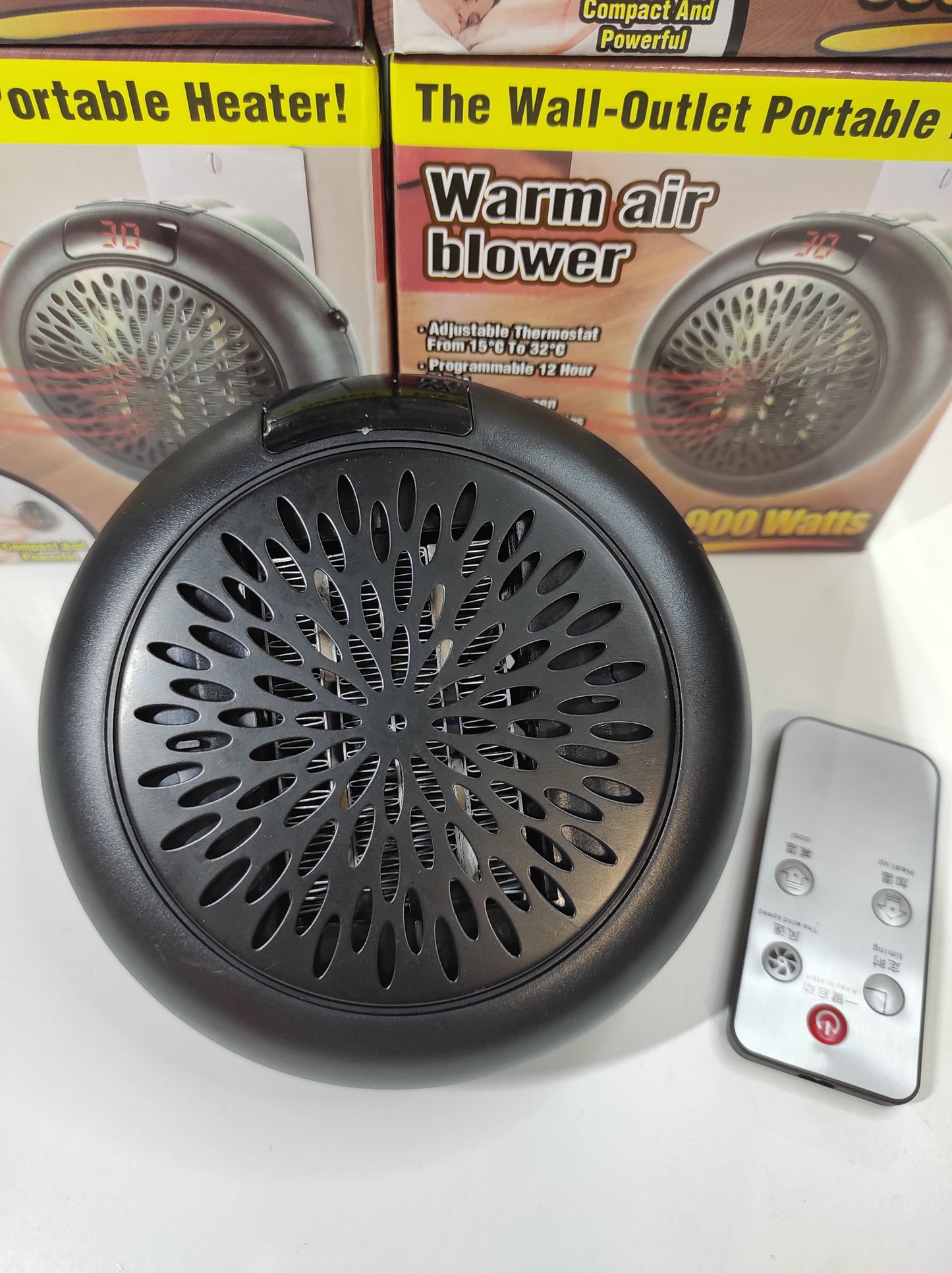 Calefactor Redondo Portátil 900 Watts negro/blanco - additional image 17