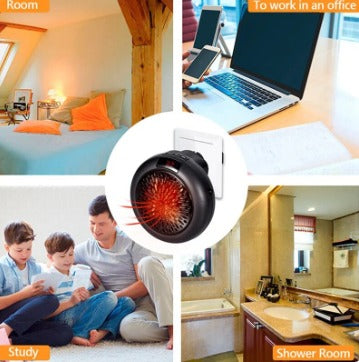 Calefactor Redondo Portátil 900 Watts negro/blanco - additional image 2