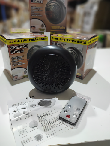 Calefactor Redondo Portátil 900 Watts negro/blanco - additional image 6