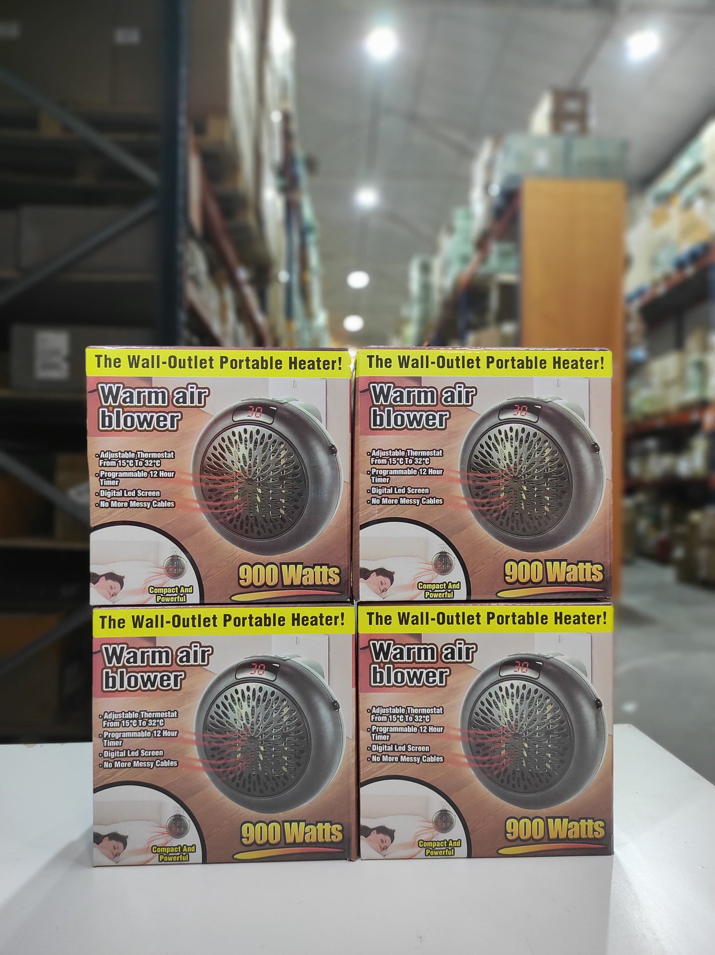 Calefactor Redondo Portátil 900 Watts negro/blanco - additional image 13