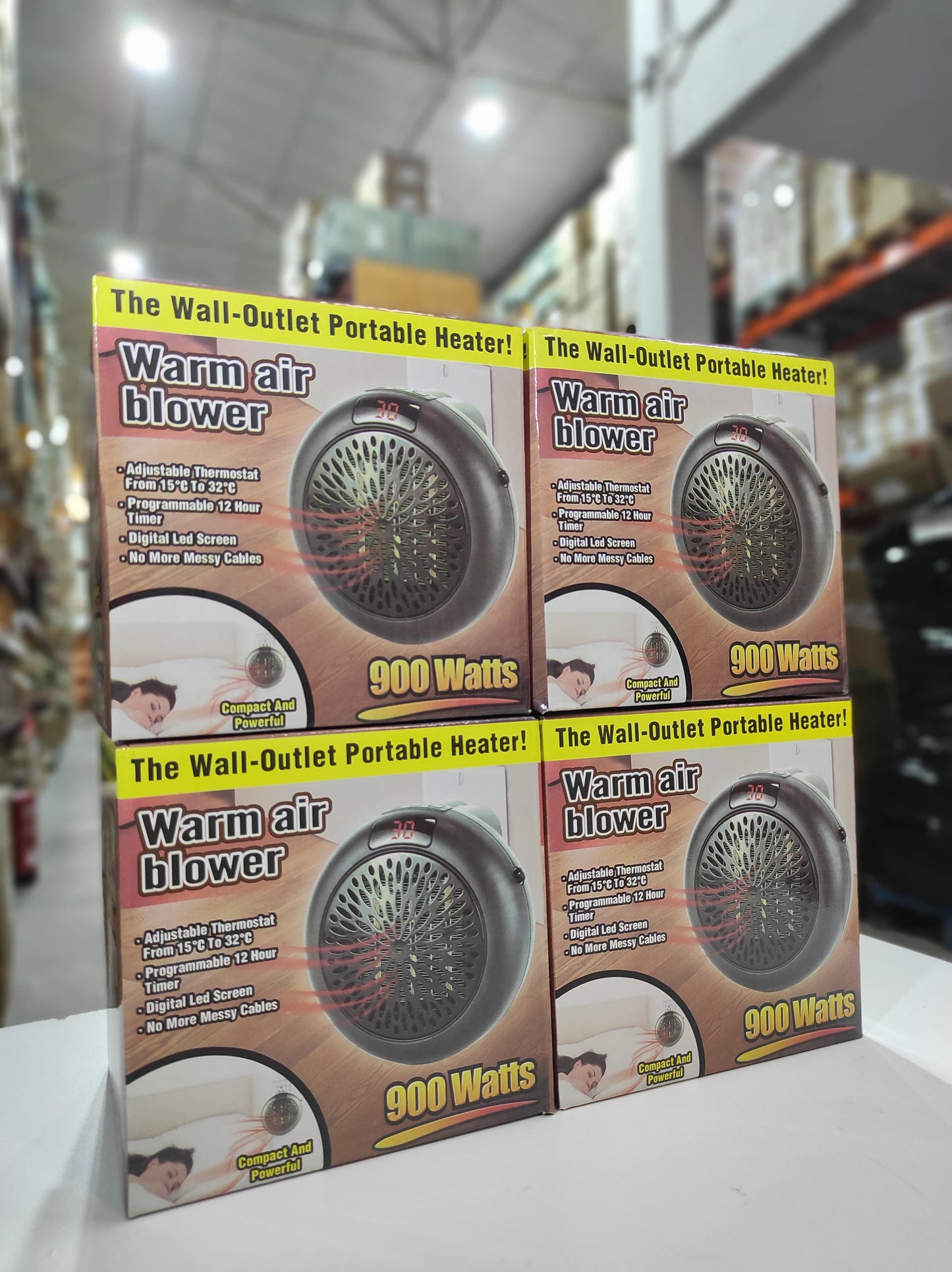 Calefactor Redondo Portátil 900 Watts negro/blanco - additional image 14