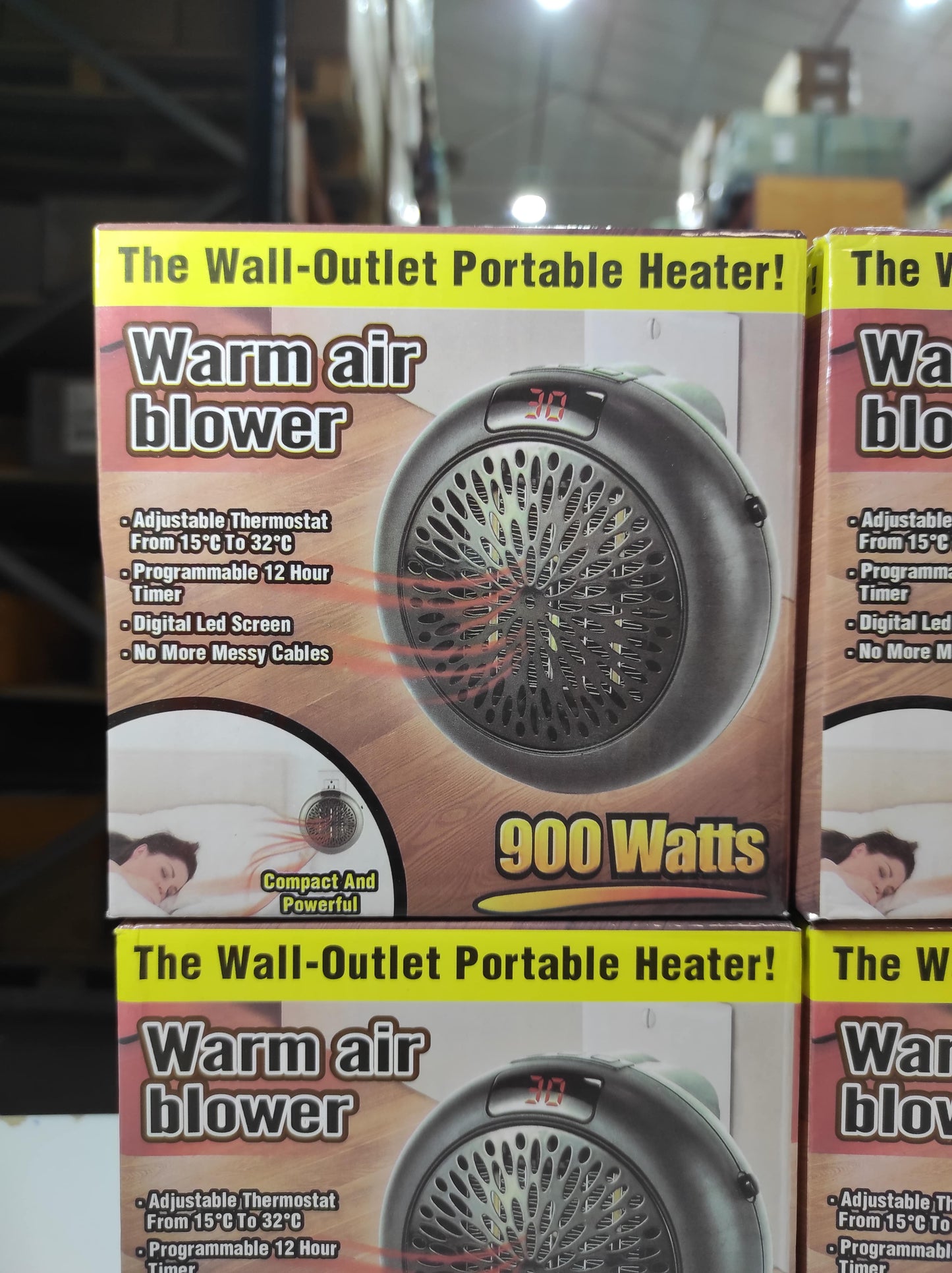 Calefactor Redondo Portátil 900 Watts negro/blanco - additional image 15