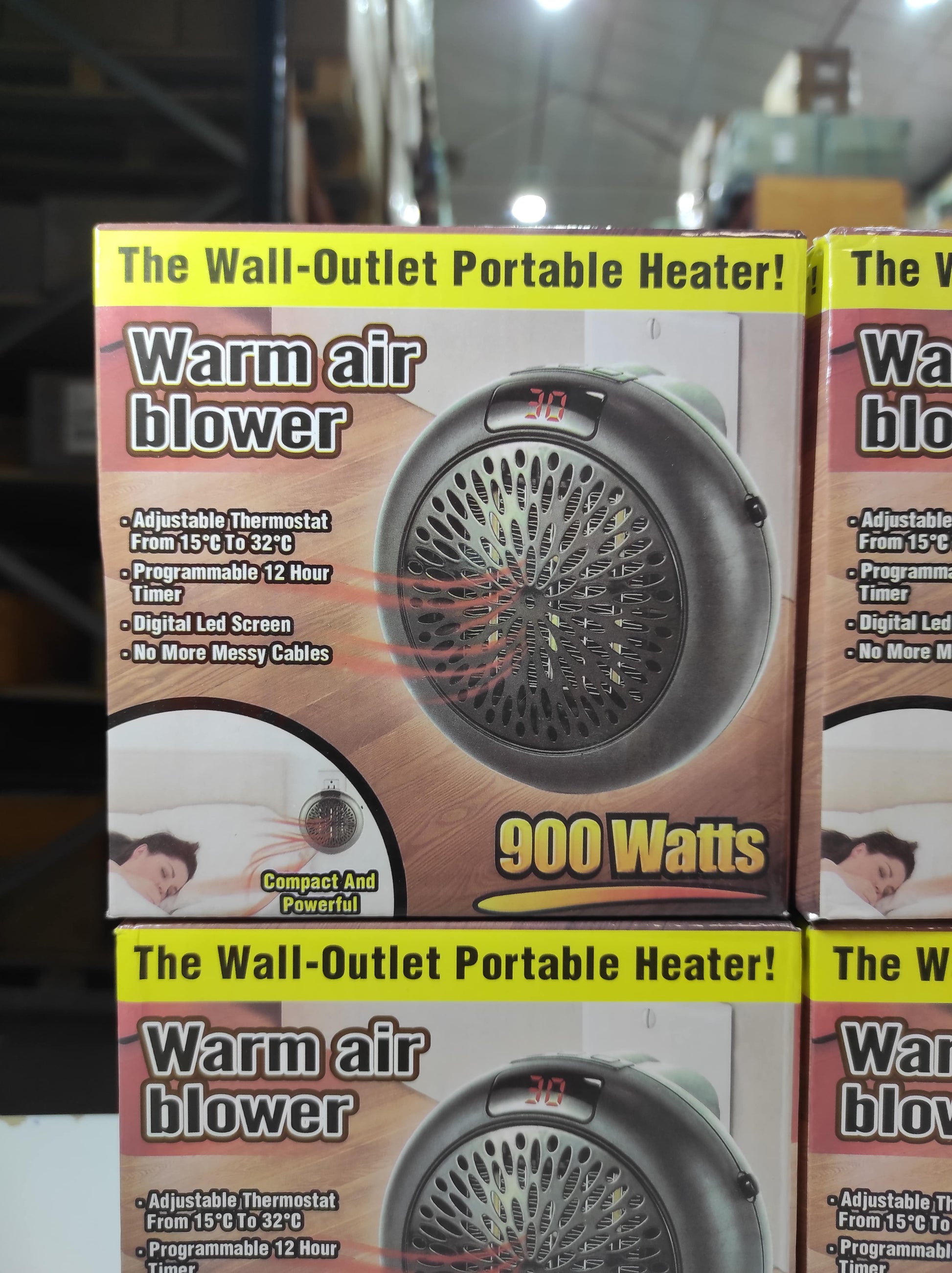 Calefactor Redondo Portátil 900 Watts negro/blanco - additional image 15